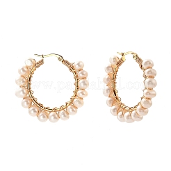 Pendientes de aro de acero inoxidable 304&nbsp;EJEW-JE04202-02