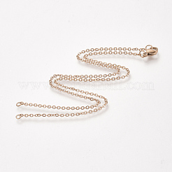 Realizzazione di collane con catena in acciaio inossidabile 304&nbsp;STAS-T040-PJ209-3-40