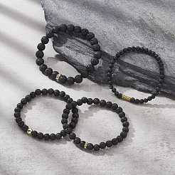 4 Stück 4-teiliges Stretch-Armband-Set mit 2~2-1/8 Säulen&nbsp;BJEW-JB09366