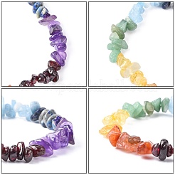Chakra Edelstein Stretch-Armbänder&nbsp;X-BJEW-JB02288-01