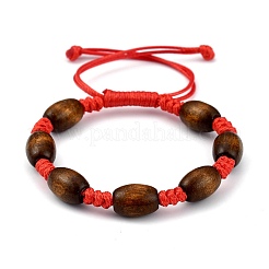 Verstellbare koreanische gewachste Polyesterschnur Kid geflochtene Perlen Armbänder&nbsp;BJEW-JB05437