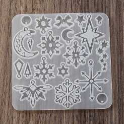 Schneeflocken-Serie DIY Silikon-Ornament-Anhängerformen&nbsp;SIMO-R012-03B