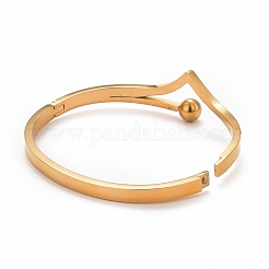Armreif mit Kristall-Strass-Welle&nbsp;BJEW-G648-04G