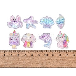 Ozean-Epoxidharz-Cabochons&nbsp;RE-CBAE980-01