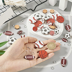 DIY-Ohrringherstellungsset zum Thema Sport&nbsp;DIY-TA0006-10