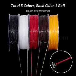 5 Rolle 5 Farben TPU-Kristallfaden&nbsp;OCOR-PH0006-01