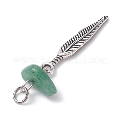 Pendenti di chip di pietra preziosa&nbsp;PALLOY-JF02299-02