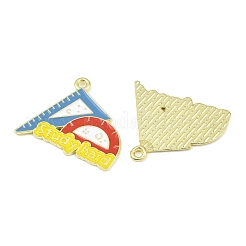 Pendentifs d'émail en alliage&nbsp;ENAM-L055-01L-02