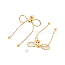 Boucles d'oreilles à tige en acier inoxydable 304&nbsp;EJEW-S226-04G-02