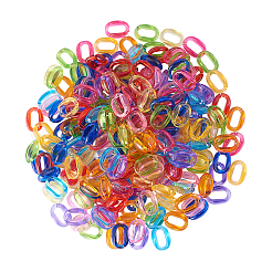 250 g transparente Verbindungsringe aus Acryl&nbsp;TACR-CJ0001-36