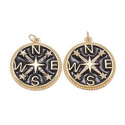 Pendenti in ottone chiaro smalto cubic zirconia&nbsp;ZIRC-C024-01G