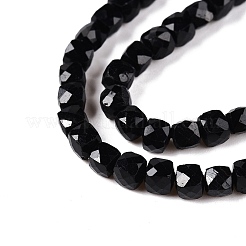 Natürliche schwarze Turmalin Perlen Stränge&nbsp;G-N342-109A