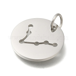 Pendentifs en acier inoxydable 304 anti-ternissement&nbsp;STAS-M074-02L-P