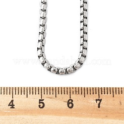 Anlaufgeschützte Venezianerkette aus Edelstahl 304 zur Herstellung von Halsketten&nbsp;STAS-A028-N031P-A