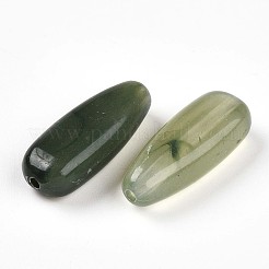 Zweifarbige undurchsichtige Acrylperlen&nbsp;SACR-T017-10
