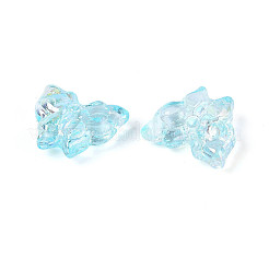 Galvanisieren transparente Glasperlen Stränge&nbsp;EGLA-T029-06A