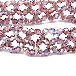 Stretch-Armband mit Bling-Glasperlen&nbsp;BJEW-N018-03-07