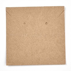 Kraftpapier-Displaykarten für Halsketten und Ohrringe&nbsp;CDIS-T004-08