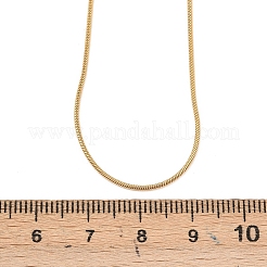 Trendige Unisex 201 Edelstahl Schlangenketten Halsketten&nbsp;NJEW-L043-06G