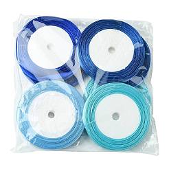 8 rouleau de ruban de satin simple face 4 couleurs&nbsp;OCOR-FS0001-10B