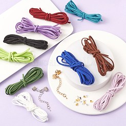 Kit di corde in finta pelle scamosciata per kit di ricerca di gioielli fai-da-te&nbsp;DIY-FS0002-07