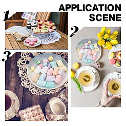 21 Stück 14 Stil Mini handgemachte Polymer Clay Imitation Marshmallow/Macaron Modell&nbsp;DJEW-CA0001-35