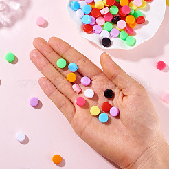 100pcs 10 Farben undurchsichtige Acrylperlen&nbsp;OACR-TA0003-09