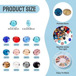 Similistein Cabochons Glas Strass&nbsp;RGLA-YS0001-04C
