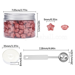 Kits de particules de cire à cacheter pour tampon de sceau rétro&nbsp;DIY-CP0003-54N