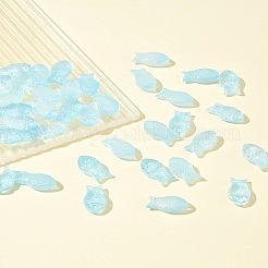 50pcs transparente sprühlackierte Glasperlen&nbsp;GLAA-FS0002-06E