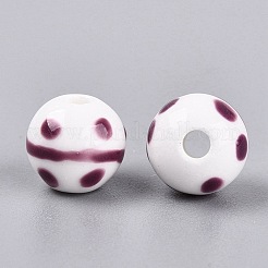 Perles en porcelaine manuelles&nbsp;PORC-N012-12C