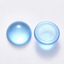 Trasparente a spruzzo verniciato cabochons di vetro&nbsp;GLAA-S190-013C-D01