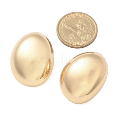 Orecchini ovali in lega&nbsp;EJEW-M092-06G