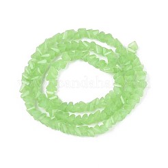 Chapelets de perles en verre imitation jade&nbsp;GLAA-N020-4mm-34