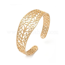 Brazaletes de acero inoxidable 304 para mujer&nbsp;BJEW-U045-04G