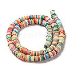 Chapelets de perle en pâte polymère manuel&nbsp;CLAY-R089-6mm-103