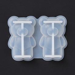 Moldes de silicona para decoración de exhibición de osos diy&nbsp;DIY-P068-01