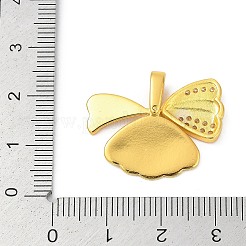 Colgantes de acrílico de circonita cúbica micro pavé de latón&nbsp;KK-D291-10G