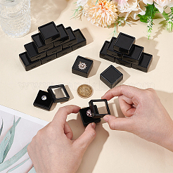 70 Stück Schmuck-Geschenkboxen aus ABS-Kunststoff&nbsp;CON-WH0088-88B-02