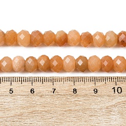 Natürlichen roten Aventurin Perlen Stränge&nbsp;G-B179-A05-6x8mm