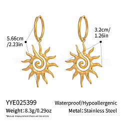 Boucles d'oreilles pendantes en acier inoxydable 304&nbsp;LD6957-2