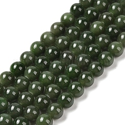 Natürliche Kanada Jade Perlenstränge&nbsp;G-NH0001-G01-02
