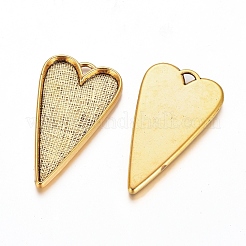 Supports de gros pendentif de cabochon de style tibétain en alliage&nbsp;GLF11251Y
