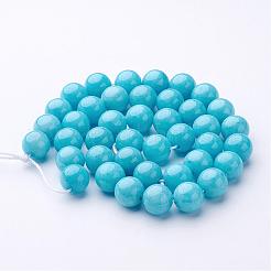 Natur Mashan Jade runde Perlen Stränge&nbsp;G-D263-10mm-M
