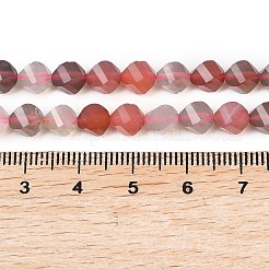 Stränge natürlicher rosa Botswana-Achatperlen&nbsp;G-P611-C07-01