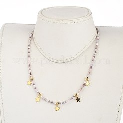Collane con ciondolo a stella&nbsp;NJEW-JN03074-01