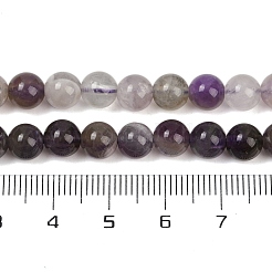 Natürlichen Amethyst Perlen Stränge&nbsp;G-F591-25-6mm