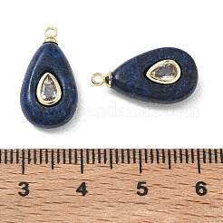 Gefärbte natürliche Sesamjaspis-Anhänger&nbsp;KK-D289-28B-G