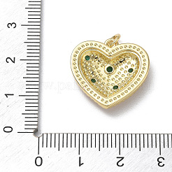 Pendentifs en laiton avec zircon cubique micro pavé&nbsp;KK-CBA56EF-26G