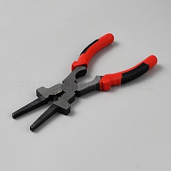 Multifunktionale Schweißzange aus Kohlenstoffstahl mit roten Gummigriffen&nbsp;TOOL-WH0155-243